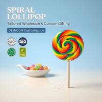 Bonbons Sucettes Multicolores Fruitées et Sucrées pour la Journée des Enfants, 50g, Snack Tendance des Célébrités d'Internet
