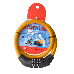 <span class=keywords><strong>Cadenas</strong></span> en fil d'acier pour vélo Mtb <span class=keywords><strong>Cadenas</strong></span> pour vélo à 4 chiffres avec mot de passe Chaîne en acier avec fonction pliable Serrure pour scooter électrique et moto - Product Image 2