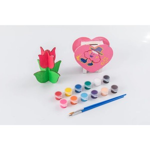 Juguetes de Madera para Colorear Arcoíris para Niños, Pinta Tu Propio Arcoíris de Dibujos Animados, Único y Divertido, Juguete Educativo de Arte en Madera - Product Image 3
