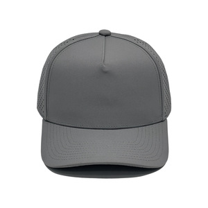 Waterproof Sporty Image Golf <strong>Hat</strong> 5 Panel High Quality <strong>Khaki</strong> Custom 3D Embroidered Patch Logo Classic Laser Hole Baseball Cap - Product Image 4