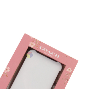 Chất lượng cao biểu tượng tùy chỉnh màu sắc cửa sổ trong suốt hai mảnh Bìa Điện thoại thông minh trường hợp <span class=keywords><strong>box</strong></span> với khay bên trong - Product Image 6