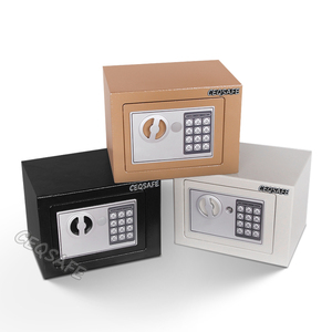 Mini-coffre-fort électronique numérique pour dépôt d'argent, avec serrure à minuterie, pour bureau, domicile et enfants - Product Image 1