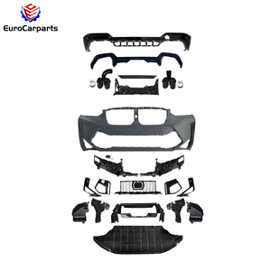 <span class=keywords><strong>2021</strong></span> + BM <span class=keywords><strong>X3</strong></span> G01 LCI mise à niveau vers X3M F97 LCI 2022 Kit carrosserie nouveau PP calandre de pare-chocs avant lèvre arrière embouts d'échappement accessoire de voiture - Product Image 2
