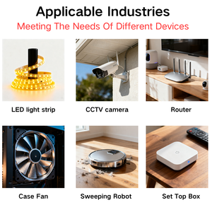 Convertidor/Adaptador de Corriente Recargable MYIXI de 24v10a para Noruega, Lámpara de Neón, Escáner, Aspiradora de Coche, Cámara CCTV, Router <span class=keywords><strong>Tapo</strong></span> - Product Image 3