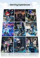 Plateforme de course VR 9D à 360 degrés pour parc d'attractions commercial intérieur, avec fonction Kat Walk et marche virtuelle