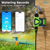 NEO Contrôleur de jardin intelligent pour l'extérieur Dispositif d'arrosage pour plantes compatible WiFi avec entraînement à 360 engrenages Arroseurs d'irrigation intelligents