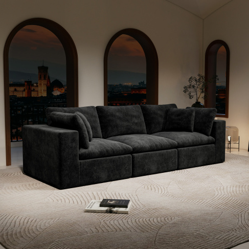 Noir + Mousse + 3 Places + Mousse