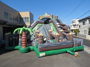 Trò Chơi Bơm Hơi Leo Núi Đảo Đá Trượt Ngoài Trời - Product Image 2