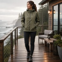 Veste coupe-vent légère à capuche pour femme, personnalisable avec logo, pliable, marque privée, style Pacific Coast Trail, OEM, tailles S-5XL