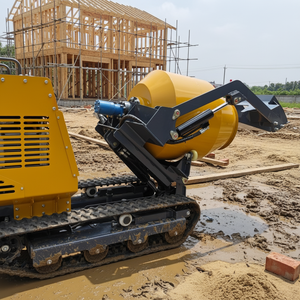 Produits les plus vendus Tg750 Kc750 Camion malaxeur à béton sur chenilles 0,75 mètre cube auto-chargeur mini - Product Image 5