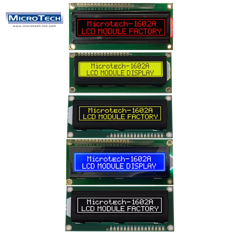 1602 dot matrix character module 16*2 MPU interface COB FSTN monochrome LCD module