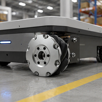 Commande en gros de roues Mecanum de 6/8/10 pouces, moyeu en aluminium haute capacité de charge, roue omnidirectionnelle pour plateforme de transport en usine