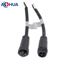 Cable de Alimentación AOHUA 20A M25, 2, 3 y 4 Cables, Conectores LED Macho y Hembra a Prueba de Agua, Sistema de Alimentación, Cable de Extensión
