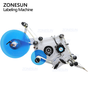 ZONESUN ZS-TB851A מדבקה אוטומטית לבקבוק עגול צד עליון קופסא קרטון משטח שטוח מכונת תיוג - Product Image 5