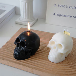 Nueva Vela de Cera de Soja con Forma de Esqueleto, Decoración de Halloween, Hecha a Mano, Colorida, Creativa, Novedosa y de Terror - Product Image 1