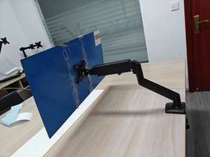 Vente chaude <span class=keywords><strong>bras</strong></span> de moniteur unique 17 "hauteur <span class=keywords><strong>d</strong></span>'<span class=keywords><strong>écran</strong></span> réglable <span class=keywords><strong>ordinateur</strong></span> de bureau ergonomie support de montage de moniteur nouveau Stock en aluminium - Product Image 6