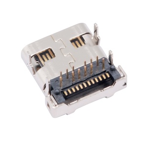 Vente en gros TYPE-C <span class=keywords><strong>prise</strong></span> USB connecteur femelle <span class=keywords><strong>prise</strong></span> PCB 24 broches mâle USB-C connecteur de type C P/N 104318022 - Product Image 1