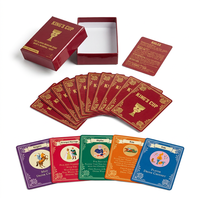 Jeu de cartes de tarot personnalisé King Cup pour boire, coffret cadeau écologique, jeu de cartes de société multijoueur pour soirées en bar et anniversaires