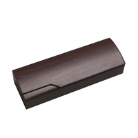 Étui à lunettes personnalisé DUOYING avec gravure de n'importe quel nom | Boîte de rangement de lunettes de luxe en grain naturel pour hommes et femmes