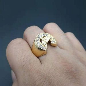 Bague pour homme de style hipster avec tête de cheval de haute qualité, fournie par une usine chinoise - Product Image 4
