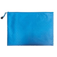 Bolsas de Archivo Impermeables Azules con Cierre, para Documentos A4, Facturas, y Artículos de Oficina, Ideales para Viajes