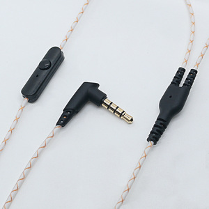 Semi-Finished Earphone <b>Cables</b> With <b>Microphones</b> Snake Pattern Copper Aluminum Core TPE Material For Portable Audio Player - Product Image 2