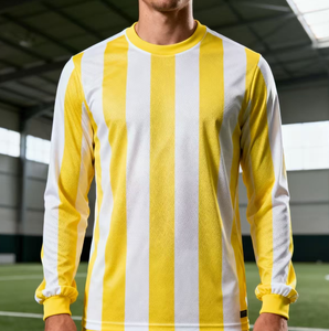 Maglia da Calcio a Maniche Lunghe 25-26 - Completo da Allenamento di Alta Qualità Design Classico 100% Poliestere Asciugatura Rapida Traspirante Frontale - Product Image 2