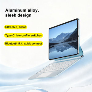 Clavier magnétique flottant en métal OEM ODM, disponible en plusieurs langues, touches à ciseaux de précision, étui sans fil pour tablette iPad 13 12.9 - Product Image 6