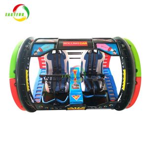 Coche giratorio con control remoto de 360 grados para exteriores con luces LED, equipo de atracciones para parques de diversiones, coche giratorio Happy 360 - Product Image 2