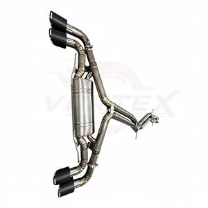 Échappement Catback Vortex Titanium Raw avec silencieux central et embouts en carbone quadruples pour Porsche Cayenne 9Y0 4.0T - Mod Pipeline - Product Image 6