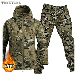 Traje Térmico de Forro Polar para Hombre TONGYANG, <span class=keywords><strong>Ropa</strong></span> de Caza, Uniforme Táctico de Soft Shell para Otoño e Invierno - Product Image 5