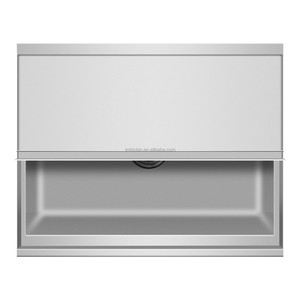 Stainless Steel Floor-standing Sliding <b>Cover</b> Ice <b>Bin</b> | Commercial Bar & Kitchen Mobile Ice Storage - Product Image 4