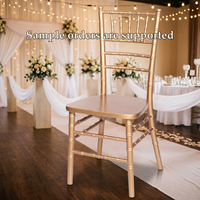 Chaise/tabouret de salle à manger multifonctionnel empilable en bois massif style bambou, blanc délavé, luxe léger et rétro, pour mariages et extérieur