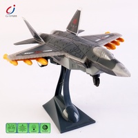 Chengji Rc avion de chasse jouet éclairage fonction sonore en plastique 4ch avion de chasse télécommande volant Jet jouet pour les enfants