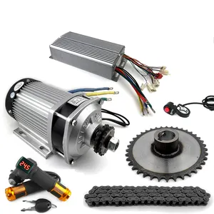 60V 2200W חשמלי Brushless מנוע ערכת שרשרת כונן תלת אופן פלנטריים Gear הפוך עבור דופנית כבד לשאת מטען תלת אופן אופני