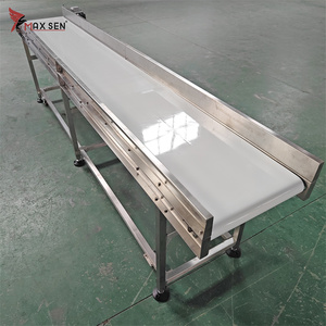 Maxsen nhà máy tùy chỉnh cấp thực phẩm PU/PVC vành đai băng tải đường thẳng đường cong thiết kế cho nước giải khát & thực phẩm nhà máy sử dụng - Product Image 3