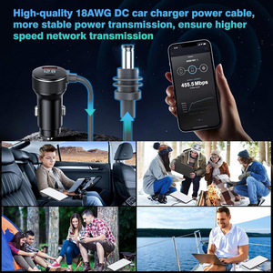 <span class=keywords><strong>Cable</strong></span> de Alimentación para Auto Mindpure Starlink Mini, 12V-24V, Encendedor de Cigarrillos a <span class=keywords><strong>Cable</strong></span> DC, IP68 Impermeable con Pantalla LED, 18AWG, Carga de 5A - Product Image 5