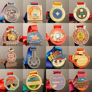 เหรียญรางวัลโลหะผสมสังกะสีแบบกำหนดเองจากโรงงานจีน สำหรับกังฟู มวย WKF BJJ ยิวยิตสู มวยปล้ำ กรีกคาราเต้ เทควันโด ยูโด - Product Image 4