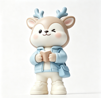 Figurine personnalisée en PVC et ABS, personnage de dessin animé, statue, usine chinoise, OEM, figurine personnalisée pour la vente en gros de produits de marque