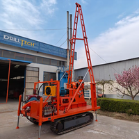 Machine d'échantillonnage de forages profonds XY-2B 500m avec structure d'alimentation hydraulique pour réduire le travail manuel sur site