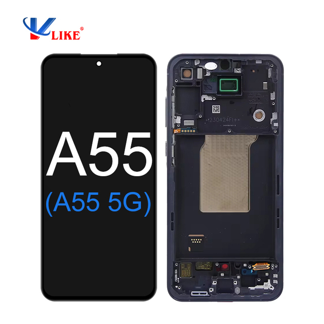 Mobile Phone LCDs for Samsung A55 5G Display for Samsung A55 Lcd Screen Replacement for Samsung Galaxy A55 Screen With Frame