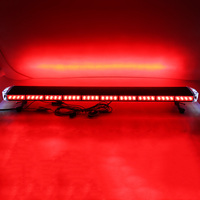 Barre lumineuse stroboscopique pour toit de véhicule, 47 pouces (120 cm), changeant de couleur (vert, rouge, bleu), lampe clignotante d'urgence pour voitures, camions, chargeurs
