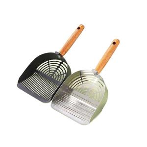 Pá de Areia para Gato Clássica em Aço Inoxidável Ecológica Modelo AA078, Lavável, Suprimentos de Limpeza para Animais de Estimação, Descarte de Resíduos com Furos Finos - Product Image 5