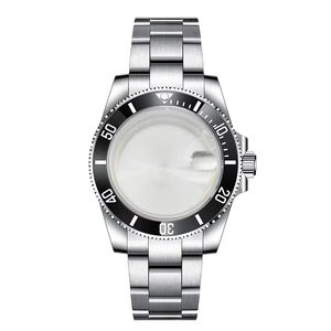 40mm 도자기 베젤 ETA 2836/2813 Miyota 82 시리즈 스테인레스 스틸 NH35 시계 케이스 스틸 시계 밴드 손목 시계 부품 - Product Image 2