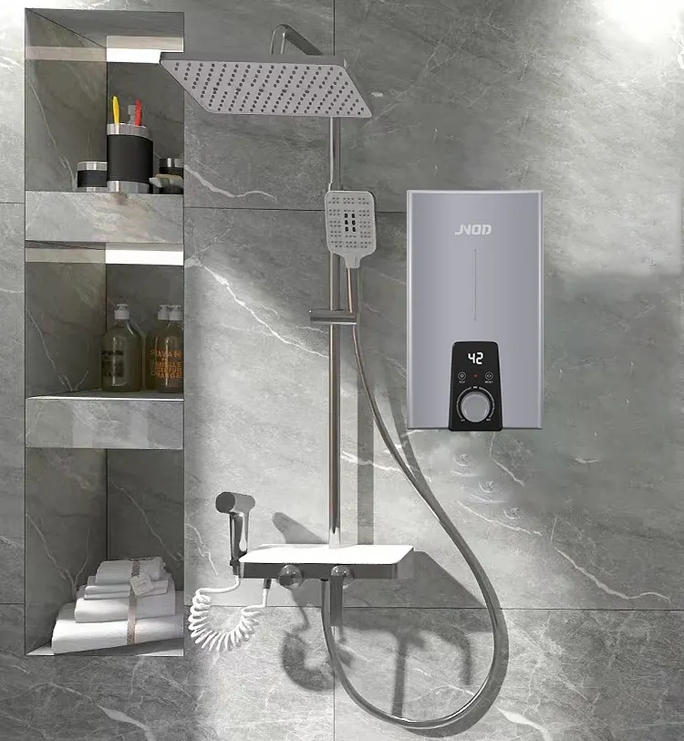 220V 3.5kW 4.5kW 5.5kW ELCB température constante salle de bain chauffe-eau électrique instantané sans réservoir pour douche