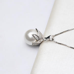 Pendentif en argent S925 pour accessoires DIY, avec 13-16 perles incrustées, grand pendentif Baotou, grand chapeau Xiang et pendentif féminin avec plateau vide 766 - Product Image 1