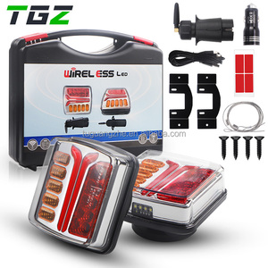 ไฟสัญญาณแม่เหล็กไร้สาย TGZ Auto LED สำหรับรถบรรทุก 7 พิน IP67 มาตรฐานยุโรป ไฟภายนอก - Product Image 1