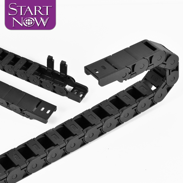 Startnow Plastic Cable Drag Chain CNC Router Milling Machine Tool Wire Carrier Startnow Semi-enclosed Nylon Cabledrag Chain