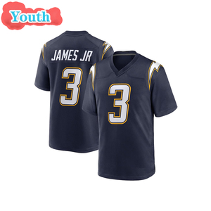 Nueva Camiseta de Rugby para Niños 2025, Los Ángeles, 3 James Jr, 15 McConkey, 10 Justin Herbert, Camiseta de Fútbol Juvenil de Alta Calidad con Costuras - Product Image 3