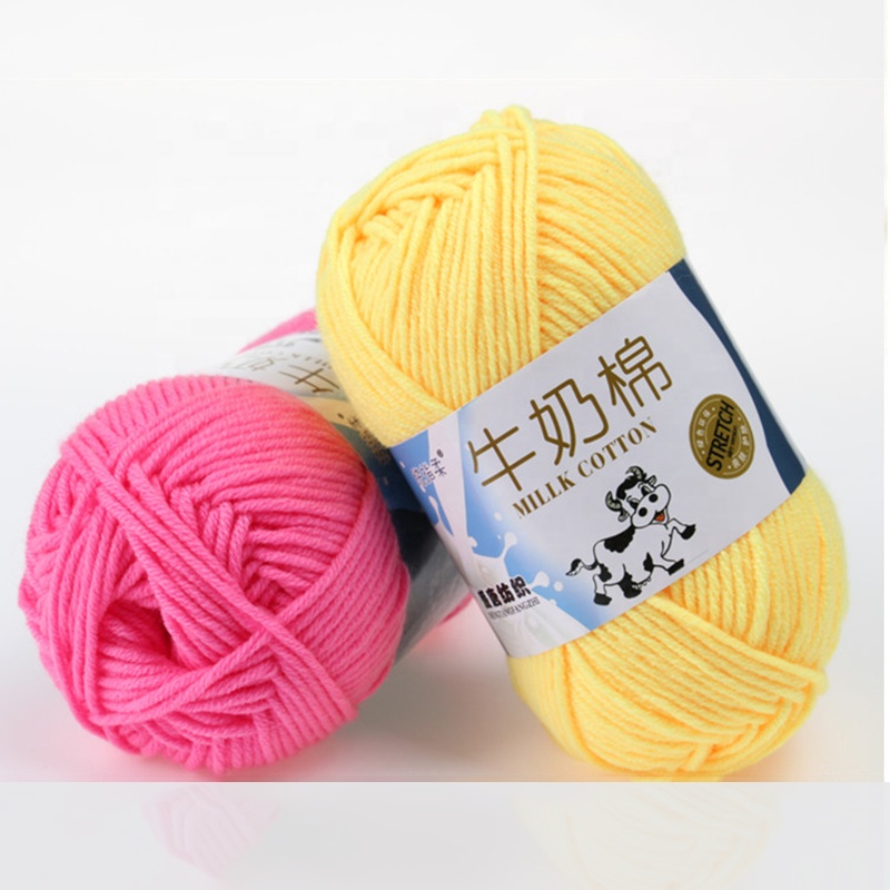 Китайская фабрика, оптовая продажа, ручная вязка, 5 слоев, молочная хлопчатобумажная пряжа для кукольных сидений, подушек, шарфов, шляп